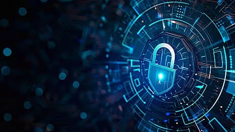 Secure network infrastructure with server racks in a modern data center